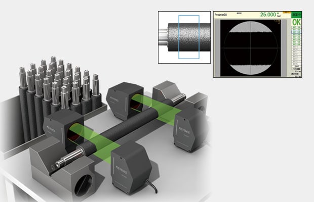 Applications : High-speed 2D Optical Micrometer - TM-3000 series | KEYENCE  Canada