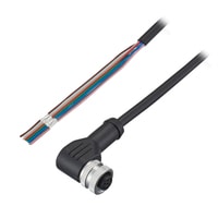 OP-88898 - Standard strand wire cable M12 L-shape 10 m PVC