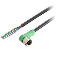 OP-87586 - Oil-resistant Power Cable, L-shaped, 2 m